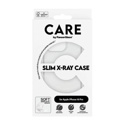 Étui pour Apple iPhone 16 Pro, PanzerGlass, Care Fashionable, Transparent