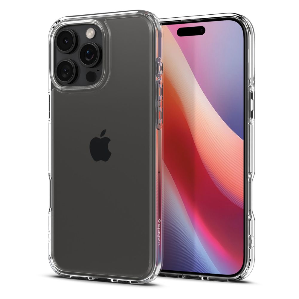 Case for Apple iPhone 16 Pro, Spigen, Ultra Hybrid, Transparent ACS08121