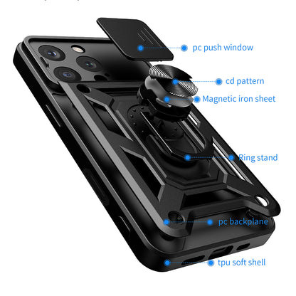 Coque pour Apple iPhone 16 Pro, Techsuit, CamShield, Vert