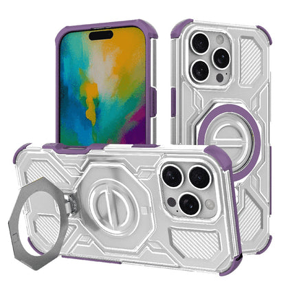 Case for Apple iPhone 16 Pro, Techsuit, Carbon Shield Pro, Purple