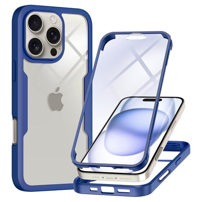 Case for Apple iPhone 16 Pro, Techsuit, ColorVerse 360, Blue