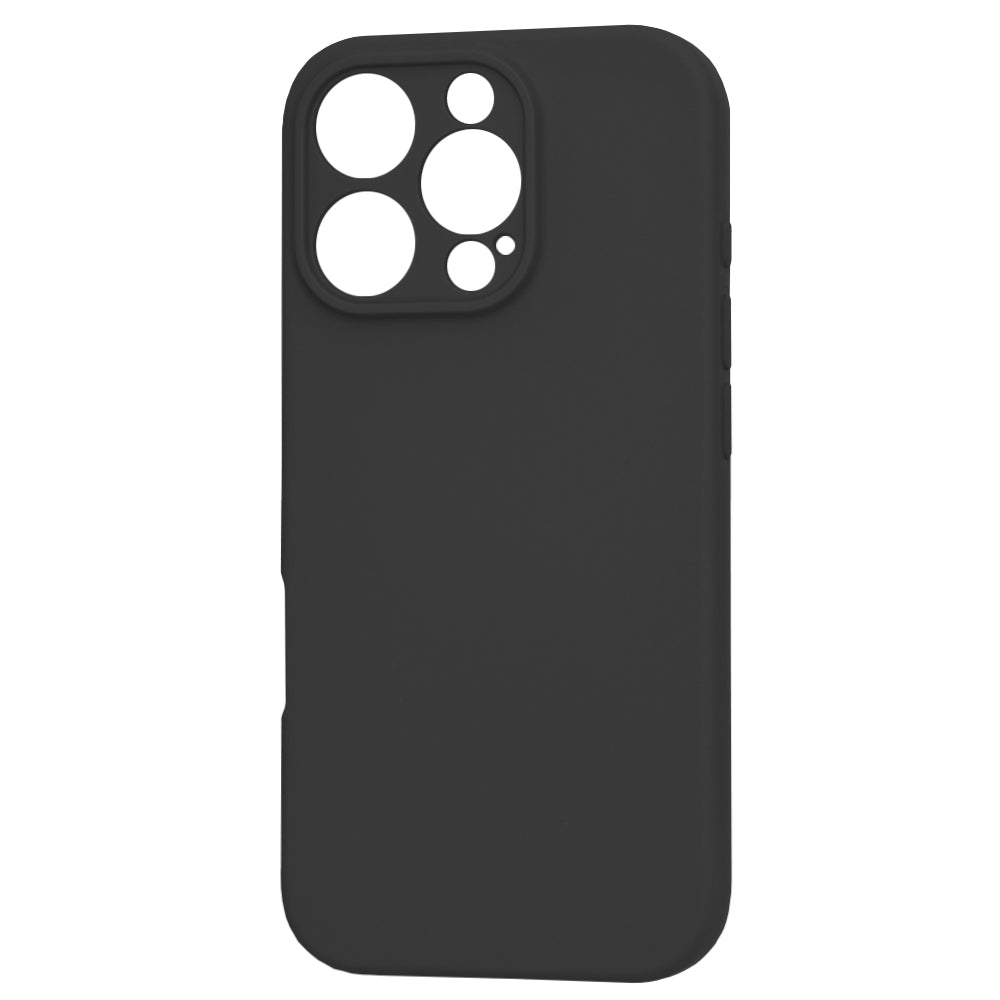 Case for Apple iPhone 16 Pro, Techsuit, SoftFlex, Black