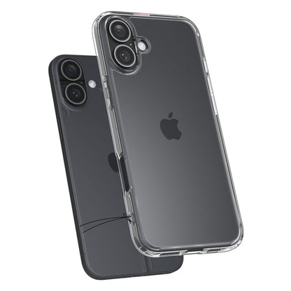 Hülle für Apple iPhone 16, Spigen, Ultra Hybrid, Transparent