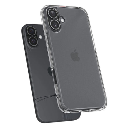 Case for Apple iPhone 16, Spigen, Ultra Hybrid, Satin Transparent