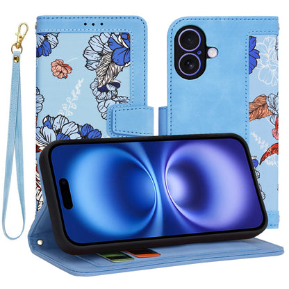Case for Apple iPhone 16, Techsuit, FlipCraft, Blue