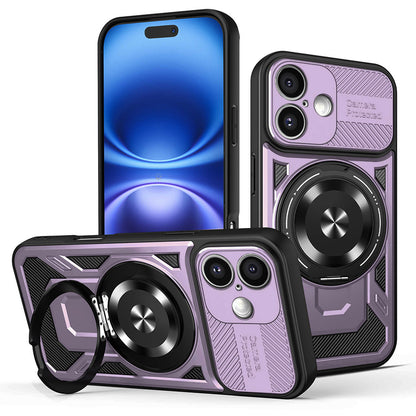 Coque pour Apple iPhone 16, Techsuit, RuggedCam, Violet