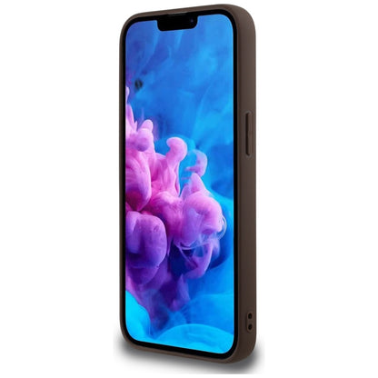 Étui pour Apple iPhone 16e, Guess, 4G Big Logo, Marron