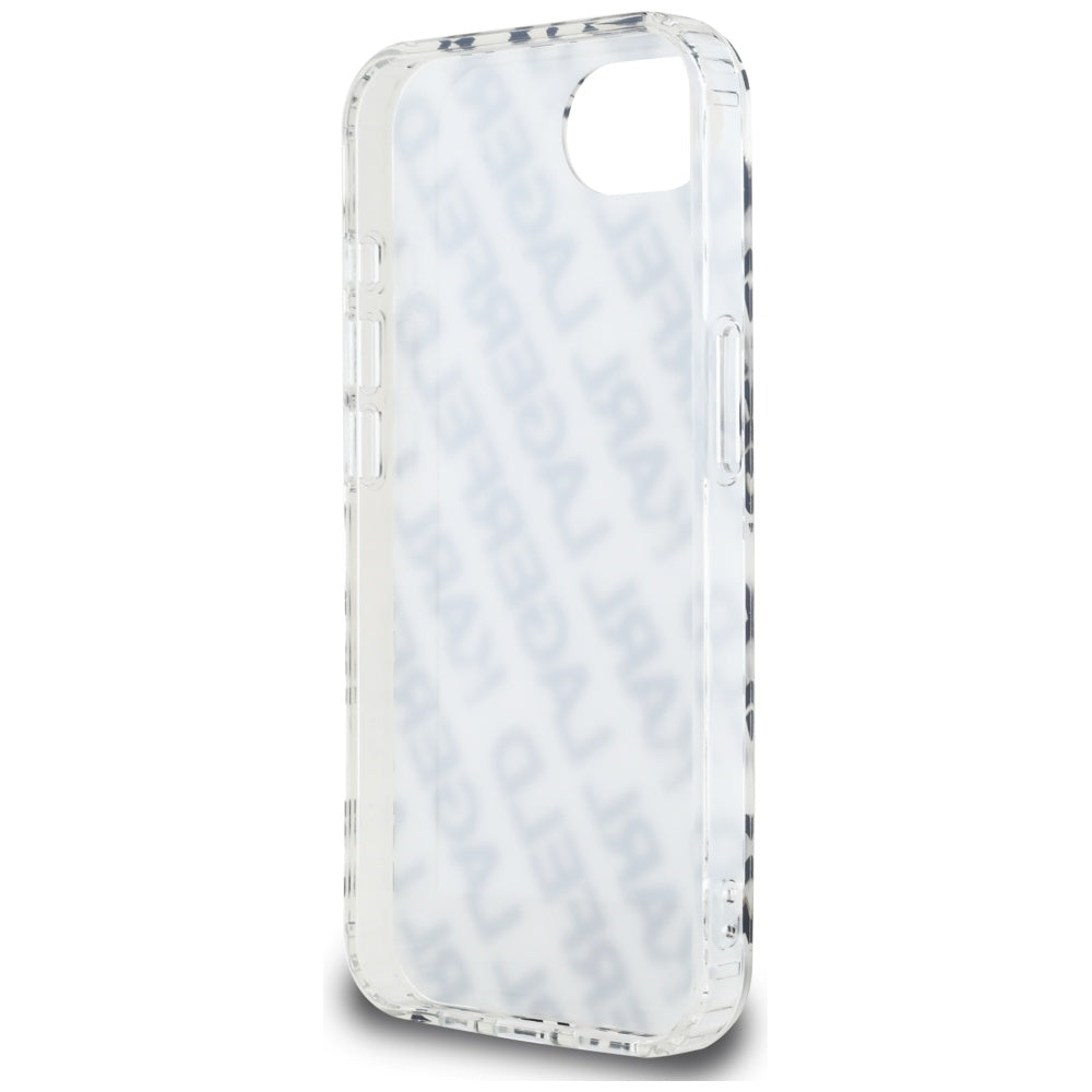 Étui pour Apple iPhone 16e, Karl Lagerfeld, IML Luxury Gold Fullover Logo, Doré