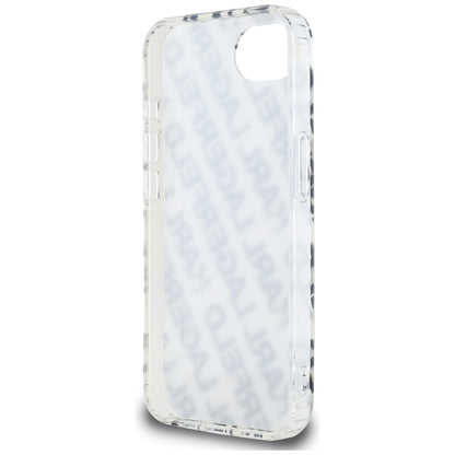 Étui pour Apple iPhone 16e, Karl Lagerfeld, IML Luxury Gold Fullover Logo, Doré