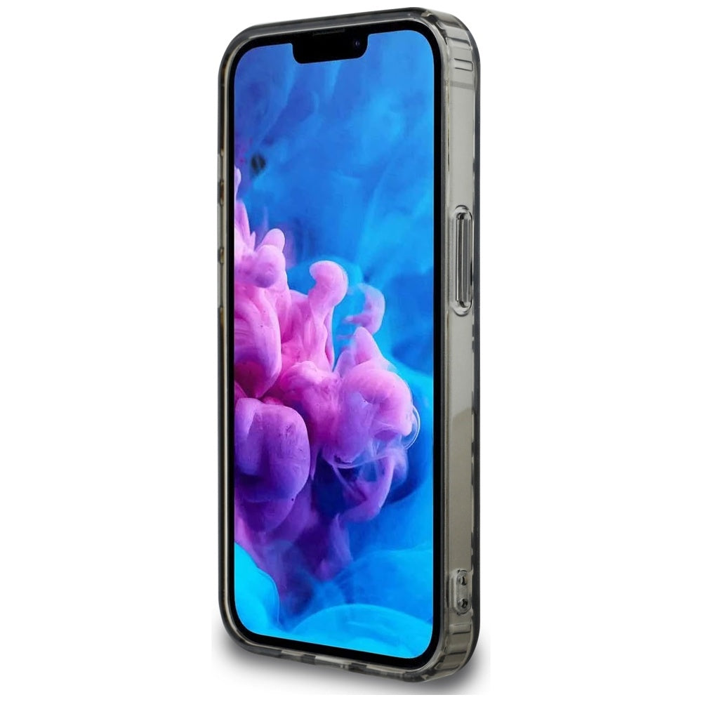 Hülle für Apple iPhone 16e, Karl Lagerfeld, IML Luxury Silver Fullover Logo, Silbern