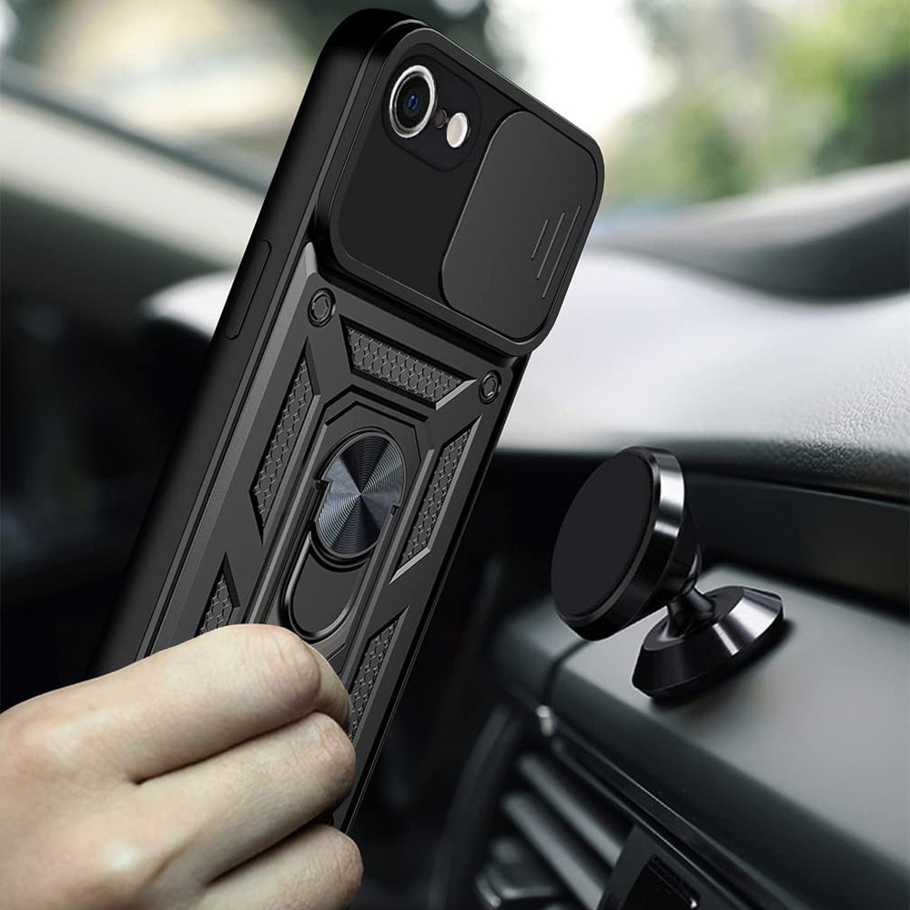 Coque pour Apple iPhone 17e / 16e, Techsuit, CamShield, Noire