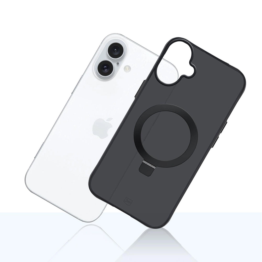 Étui pour Apple iPhone 17, 3MK, Smoke MagStand, Noir