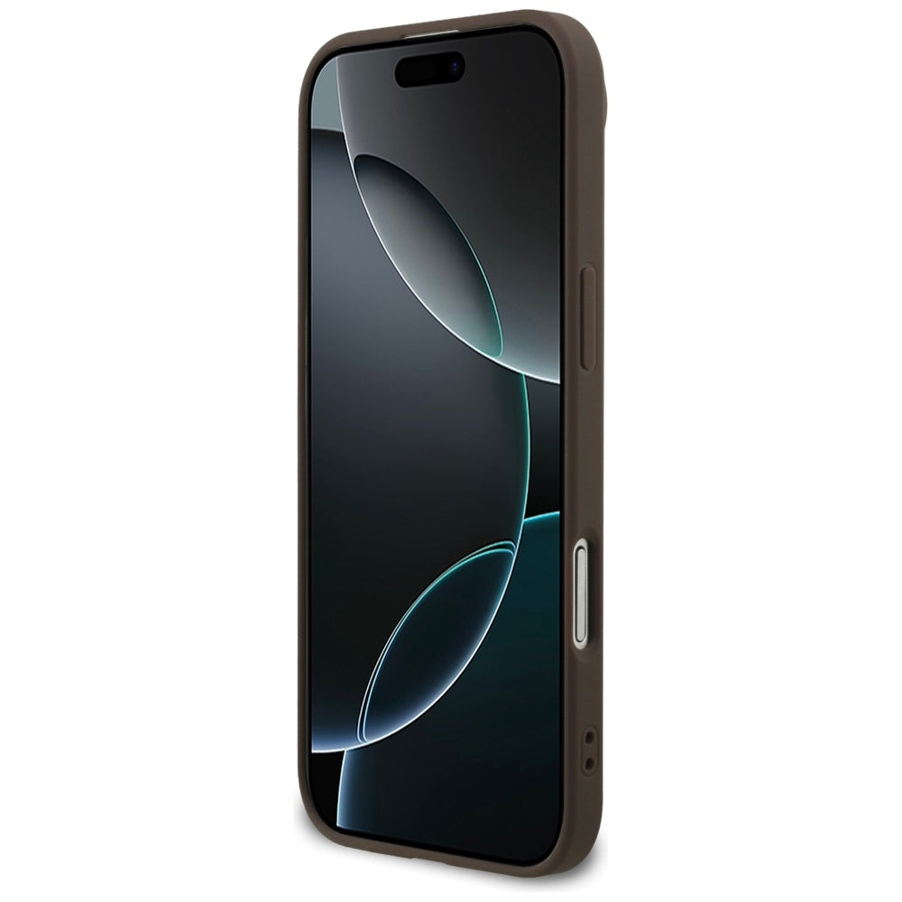Hülle für Apple iPhone 17 Air, Guess, 4G Big Logo, Braun