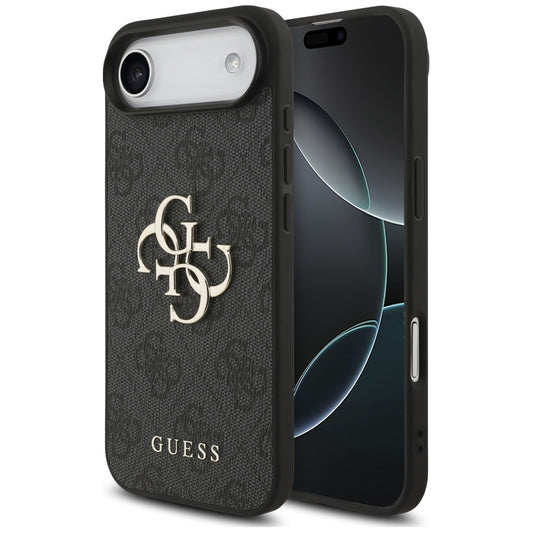 Hülle für Apple iPhone 17 Air, Guess, 4G Big Logo, Schwarz