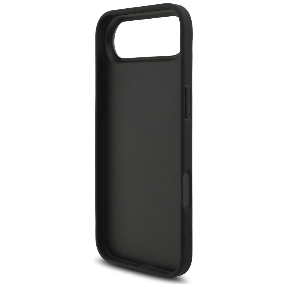 Étui pour Apple iPhone 17 Air, Guess, 4G Classic Logo avec Sangle, Noir