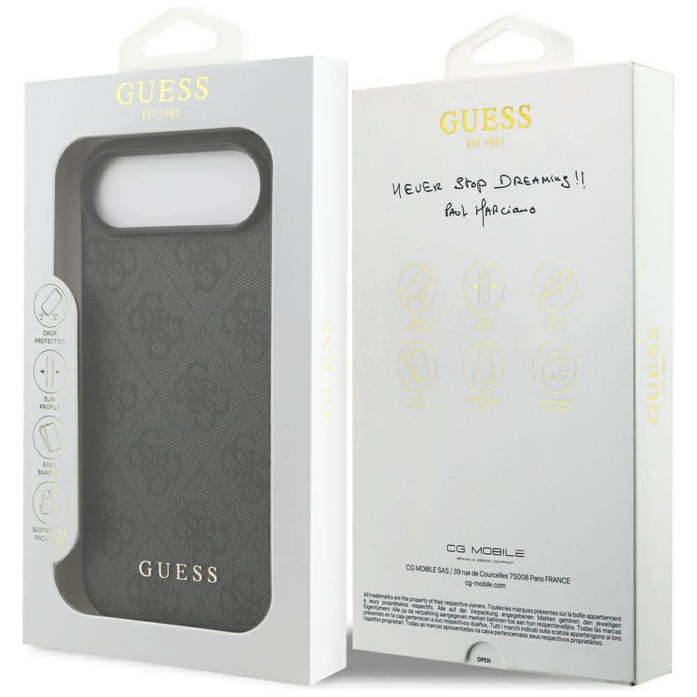 Étui pour Apple iPhone 17 Air, Guess, 4G Classic, Noir