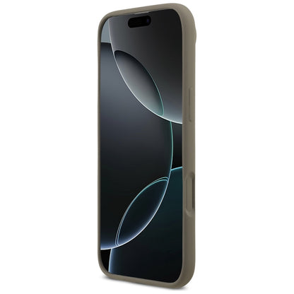 Hülle für Apple iPhone 17 Air, Guess, Big 4G Script, Braun