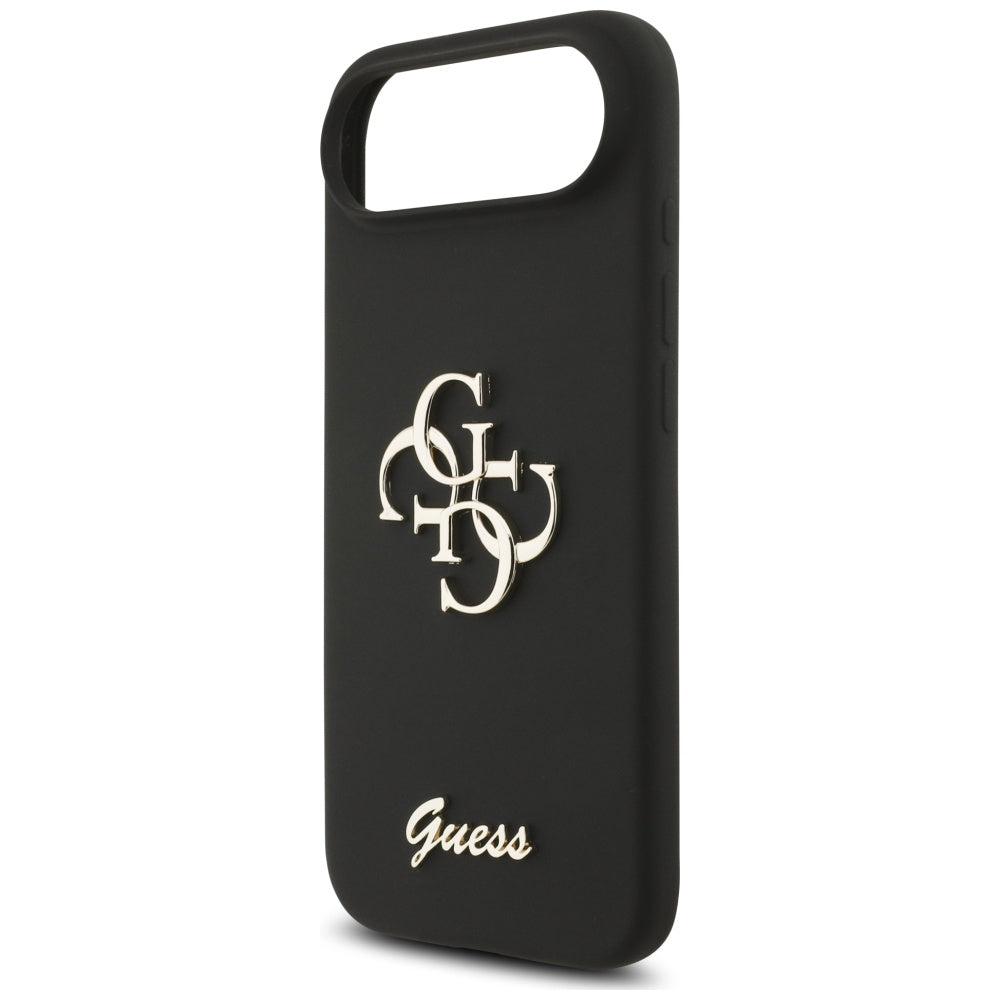 Étui pour Apple iPhone 17 Air, Guess, Big 4G Script, Noir