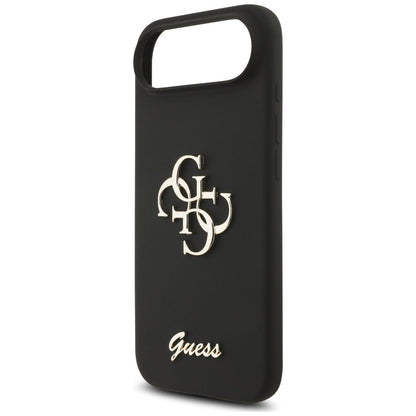 Étui pour Apple iPhone 17 Air, Guess, Big 4G Script, Noir