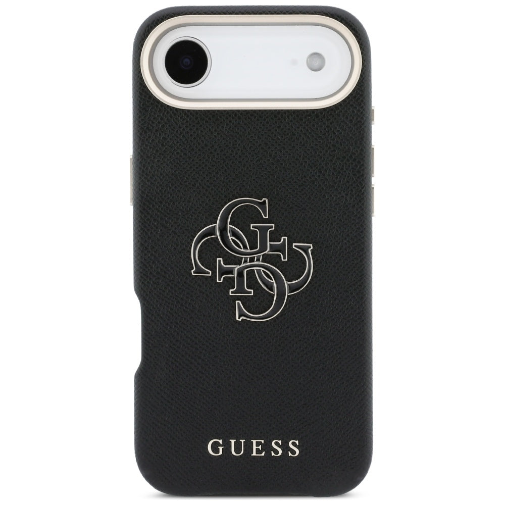 Étui pour Apple iPhone 17 Air, Guess, Logo Résine, Noir