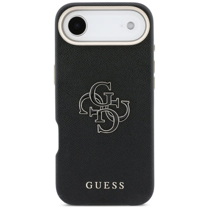 Étui pour Apple iPhone 17 Air, Guess, Logo Résine, Noir
