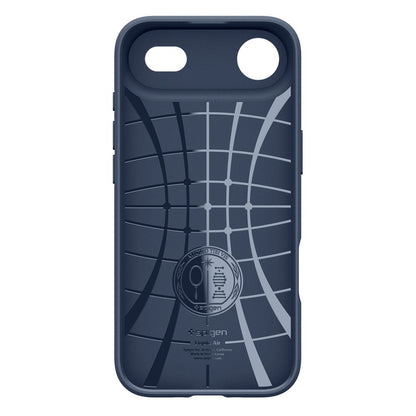 Étui pour Apple iPhone 17 Air, Spigen, Liquid Air, Bleu Marine ACS10303