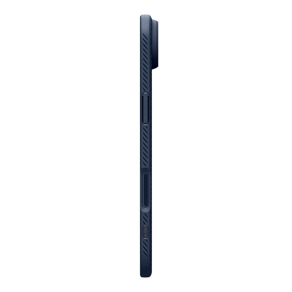 Étui pour Apple iPhone 17 Air, Spigen, Liquid Air, Bleu Marine ACS10303