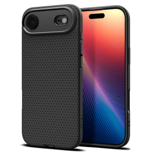 Hülle für Apple iPhone 17 Air, Spigen, Liquid Air, Mattschwarz