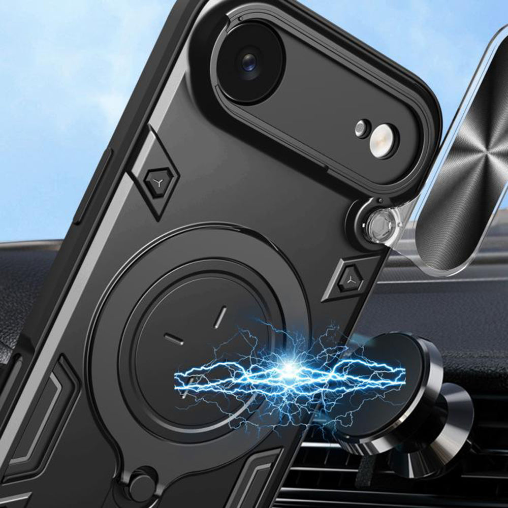 Housse pour Apple iPhone 17 Air, Techsuit, CamGuard Pro, Noire