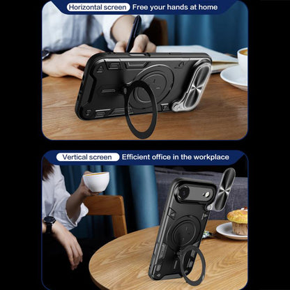 Housse pour Apple iPhone 17 Air, Techsuit, CamGuard Pro, Noire
