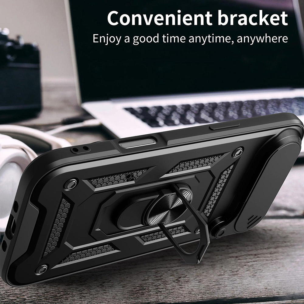 Étui pour Apple iPhone 17 Air, Techsuit, CamShield, Noir