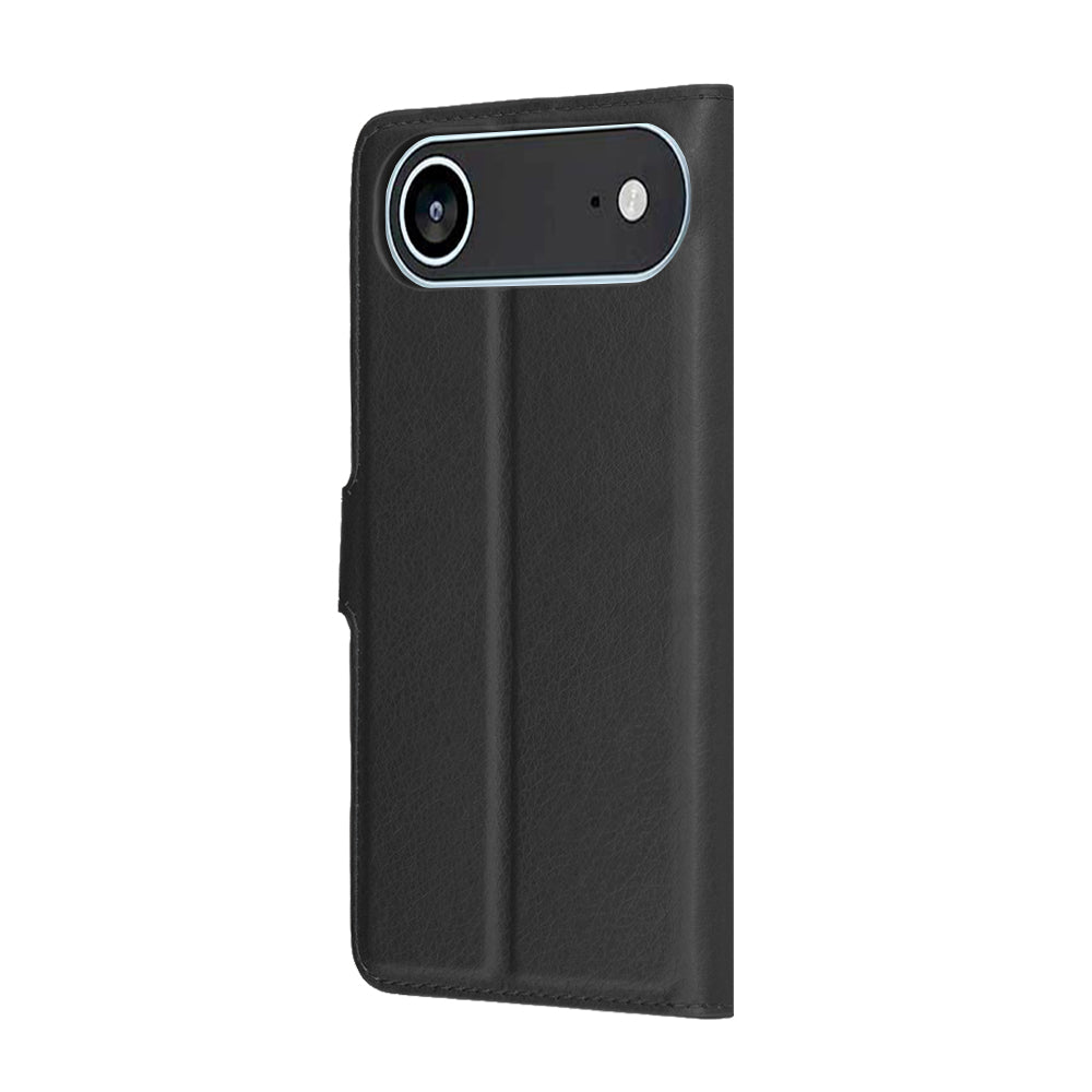 Hülle für Apple iPhone 17 Air, Techsuit, Leather Folio, Schwarz