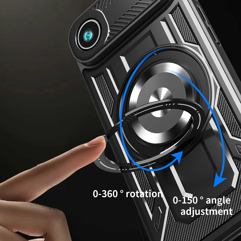 Hülle für Apple iPhone 17 Air, Techsuit, RuggedCam, Schwarz