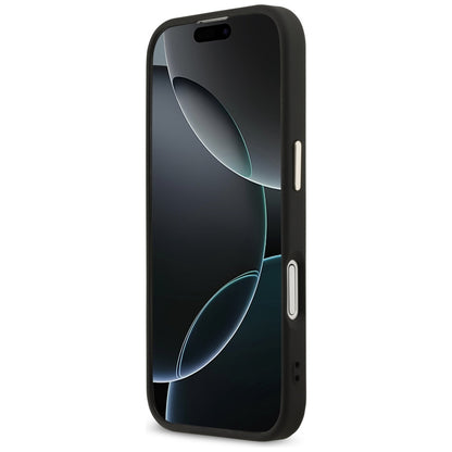 Hülle für Apple iPhone 17, Guess, Big 4G Logo Classic, Schwarz Gold
