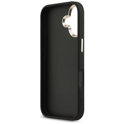 Hülle für Apple iPhone 17, Guess, Big 4G Logo Classic, Schwarz Gold