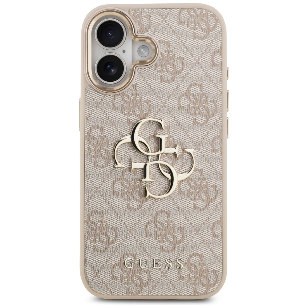 Hülle für Apple iPhone 17, Guess, Big 4G Logo Classic, Roségold