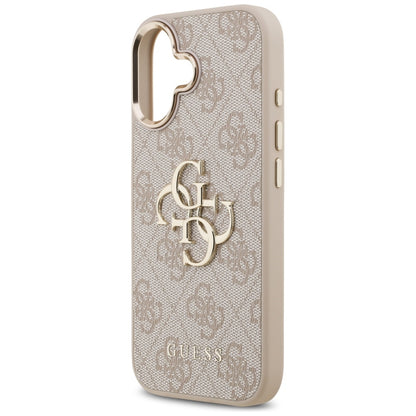 Hülle für Apple iPhone 17, Guess, Big 4G Logo Classic, Roségold