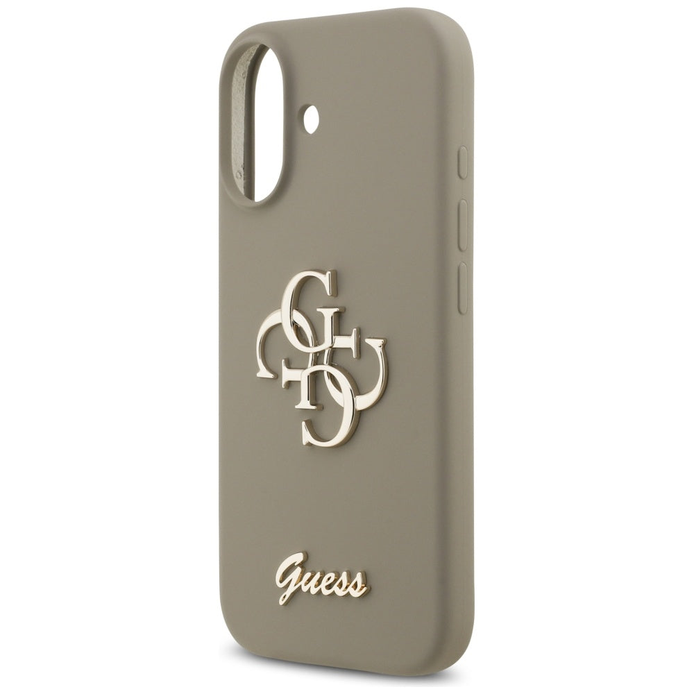 Case for Apple iPhone 17, Guess, Big 4G Script, Brown
