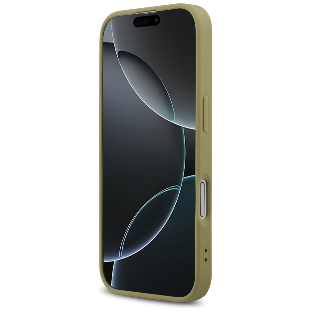 Hülle für Apple iPhone 17, Guess, Fixed Glitter Big 4G, Goldfarben