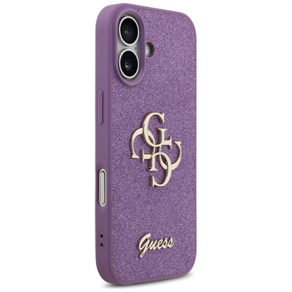 Hülle für Apple iPhone 17, Guess, Fixed Glitter Big 4G, Lila