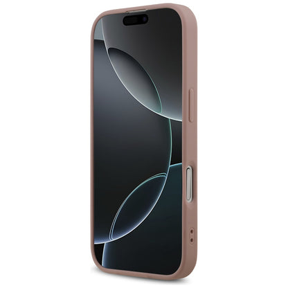 Étui pour Apple iPhone 17, Guess, Fixed Glitter Big 4G, Rose