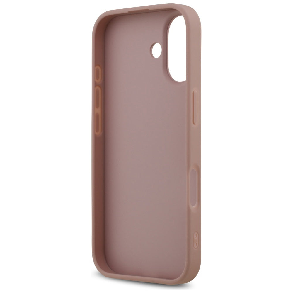 Étui pour Apple iPhone 17, Guess, Fixed Glitter Big 4G, Rose