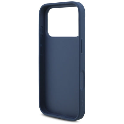 Hülle für Apple iPhone 17 Pro, Guess, 4G Big Logo, Blau