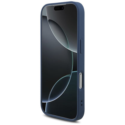 Hülle für Apple iPhone 17 Pro, Guess, 4G Big Logo, Blau