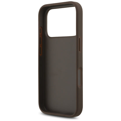 Étui pour Apple iPhone 17 Pro, Guess, 4G Big Logo, Marron