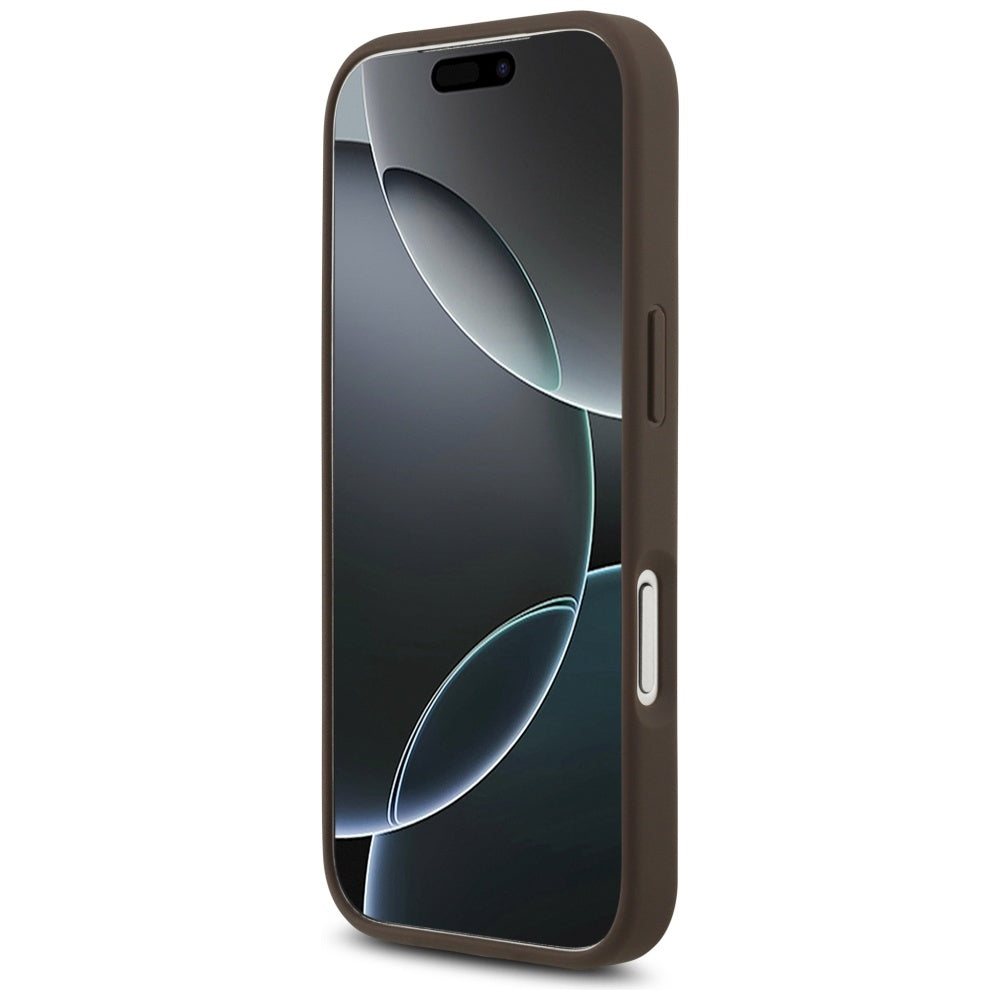 Étui pour Apple iPhone 17 Pro, Guess, 4G Big Logo, Marron