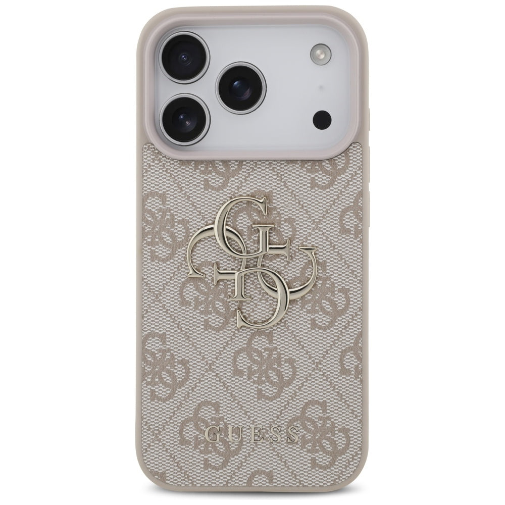 Case for Apple iPhone 17 Pro, Guess, 4G Big Logo, Pink