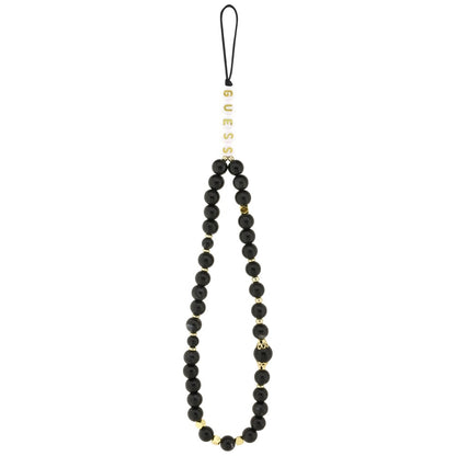 Étui pour Apple iPhone 17 Pro, Guess, 4G Classic Logo avec sangle, Noir