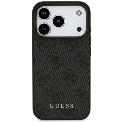 Étui pour Apple iPhone 17 Pro, Guess, 4G Classic, Noir