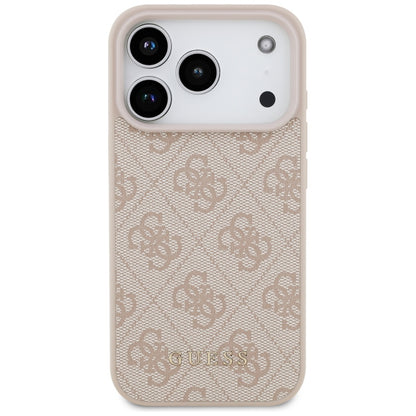 Hülle für Apple iPhone 17 Pro, Guess, 4G Classic, Rosa